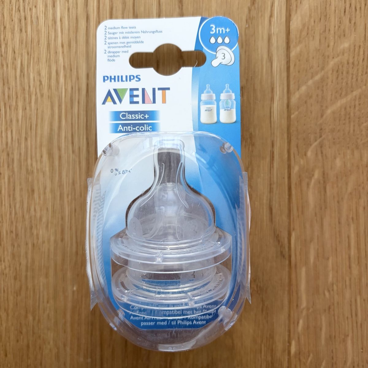 Avent Baby-Mahlzeiten: Philips Avent Classic+ Sauger, 3+ Monate, 2er-Pack – Neu und originalverpackt aus Hinwil von crn139