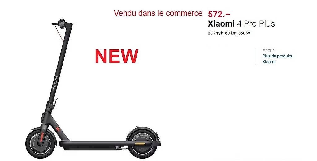Kickboard: Xiaomi Elektro Scooter 4Pro Plus CH-EDITION – Nuovo e nell'imballaggio originale da Font venduto da Deep_stealth