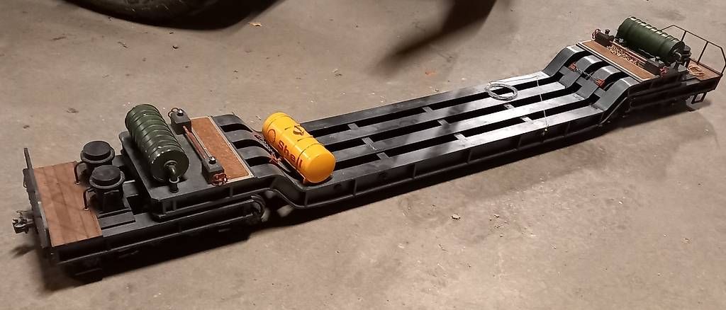 Modellini di ferrovie: 5" Gartenbahn, US-Güterwagen – Usato da Nussbaumen AG venduto da myb_ymy9