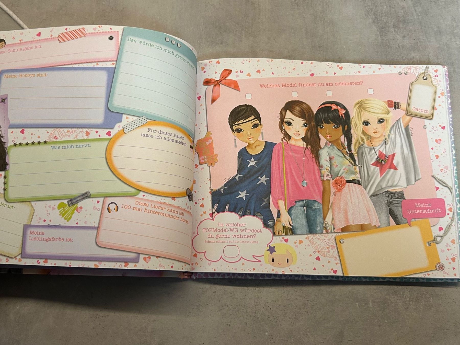 Libri: Top Model Freundebuch - Das ideale Geschenk! – Nuovo (secondo la descrizione) da Oberkulm venduto da angela_05 5