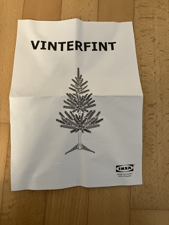 Ikea Winterfint knstlicher Weichnachtsbaum 150cm (Gebraucht) in Stfa fr  CHF 7.5  mit Lieferung auf Ricardo kaufen