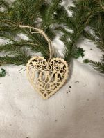 Baumschmuck LOVE aus Holz Weihnachts Deko
