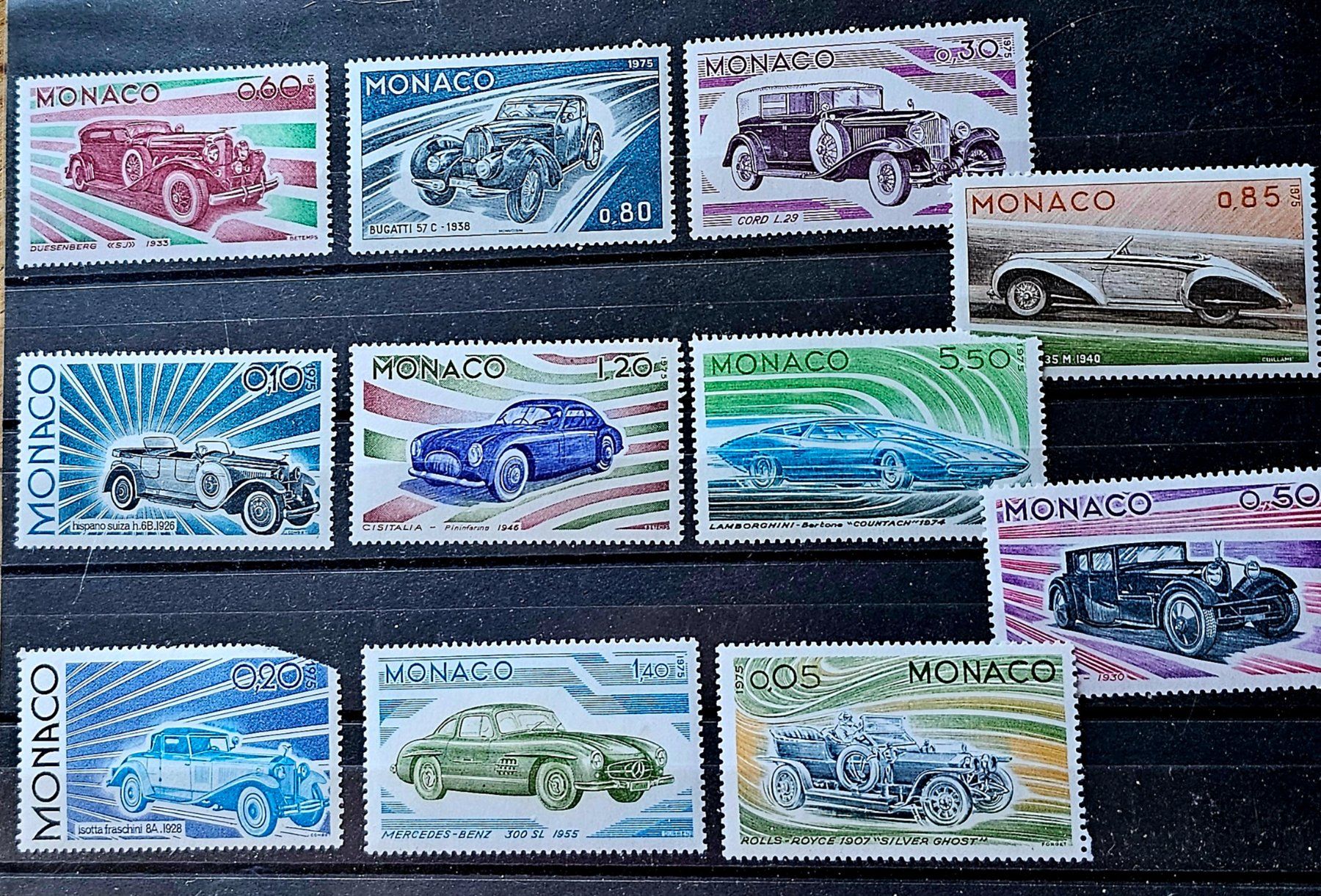 Tous les timbres: MONACO timbres neufs ** 1975 – Neuf (Voir description) à Les Valettes par Nuba1