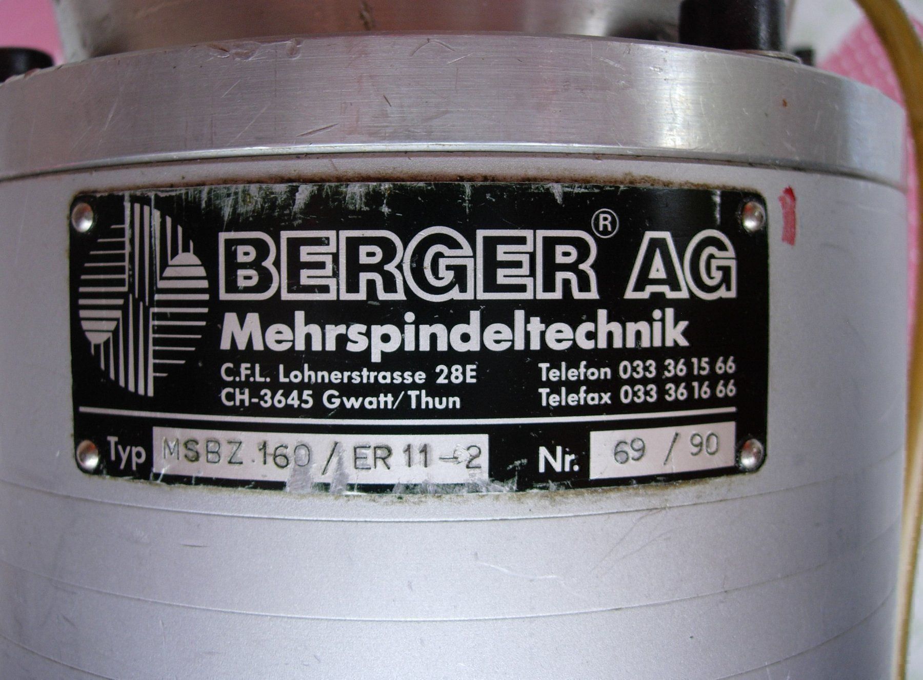 Tutti gli attrezzi: BERGER - mehrspindel - bohrkopf – Usato da Basel venduto da Grbina64 2