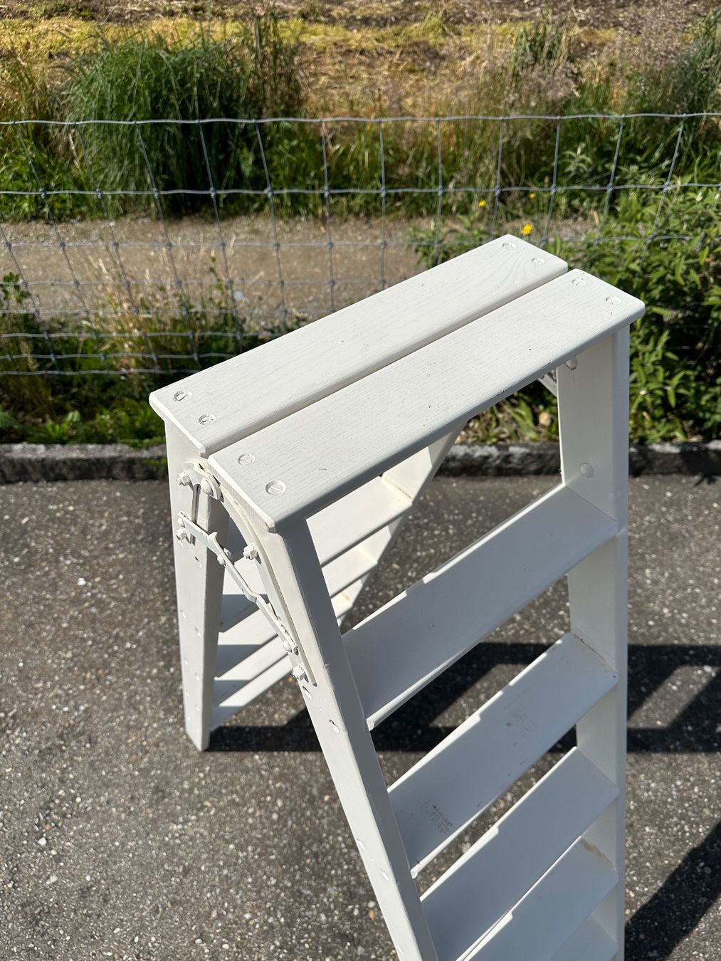 Scale: alte Holzleiter / Bockleiter – Usato da Zürich venduto da frauflufelberg 3