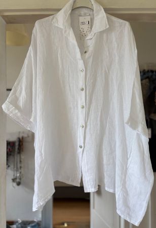 OVERSIZE CHEMISE EN LIN! M SOLDES DE FIN DE SAISON