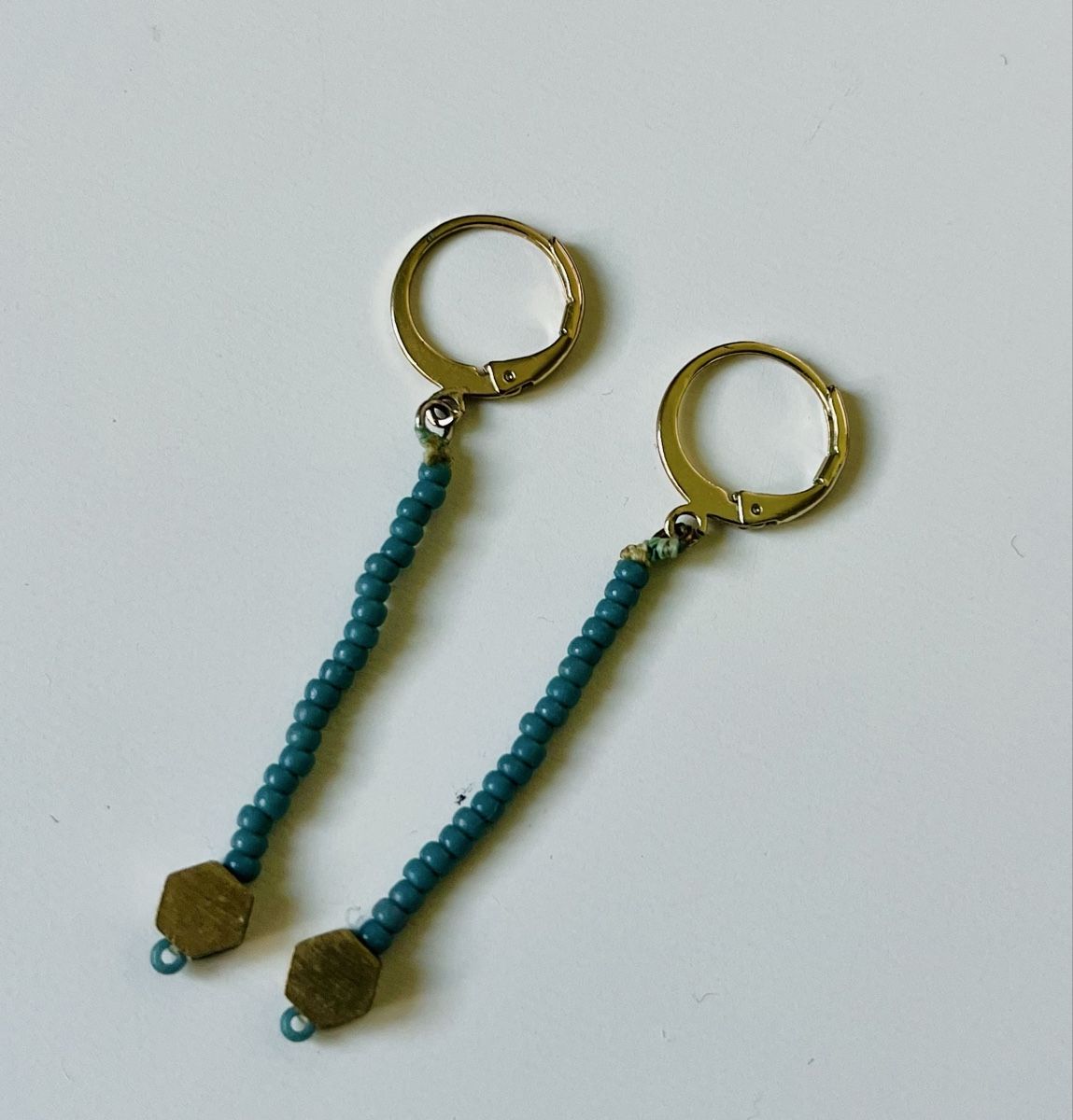 Orecchini pendenti & Orecchini a lobo: Wunderschöne, handgemachte Ohrringe mit Perlen, Gold – Usato da Sax venduto da _Kornblume_