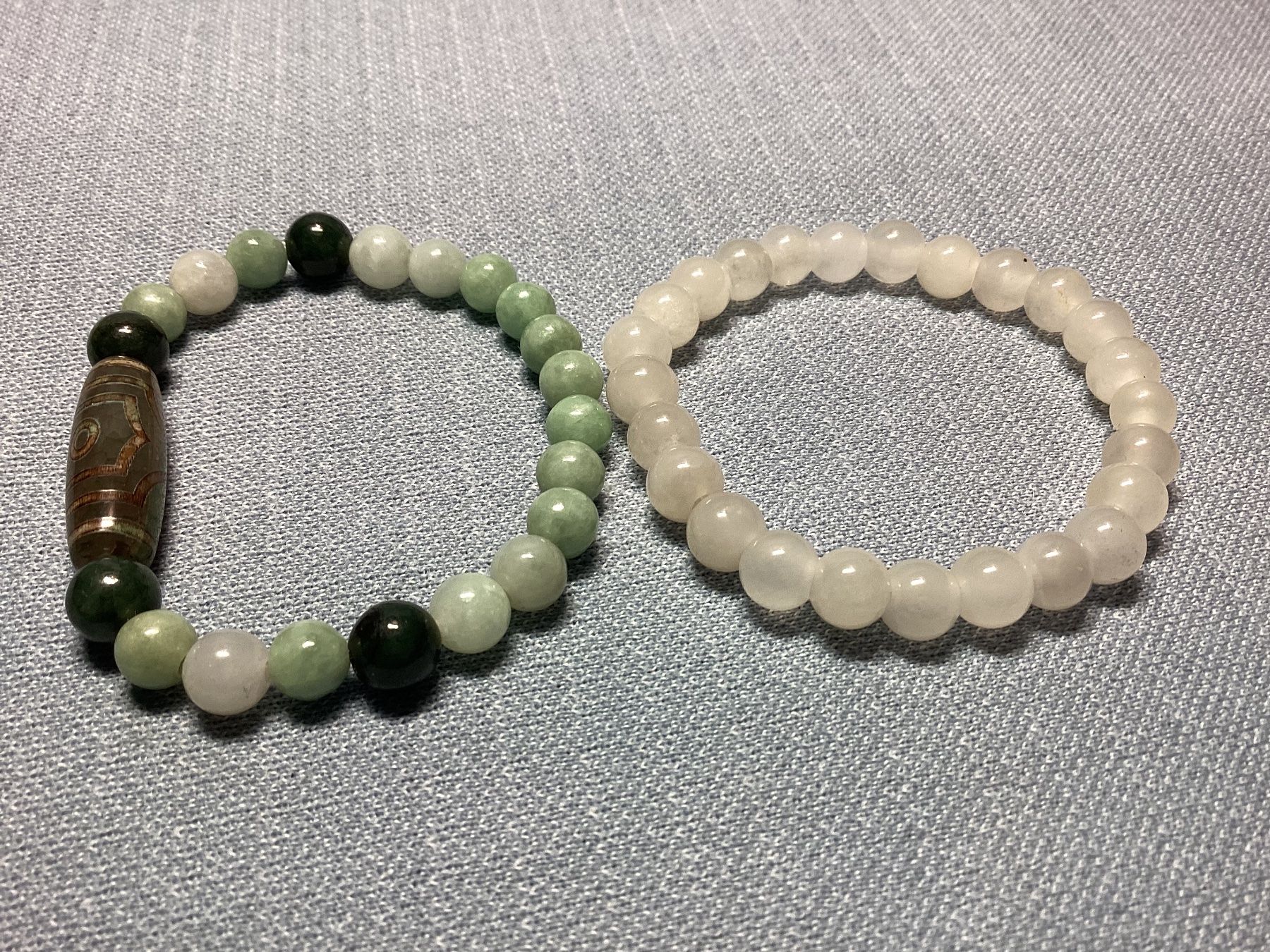 Armbänder & -reifen: Jade Armbänder mit tibetischem Dzi-Stein – Neu und originalverpackt aus Laax GR von Kiki-Kingdom2 6