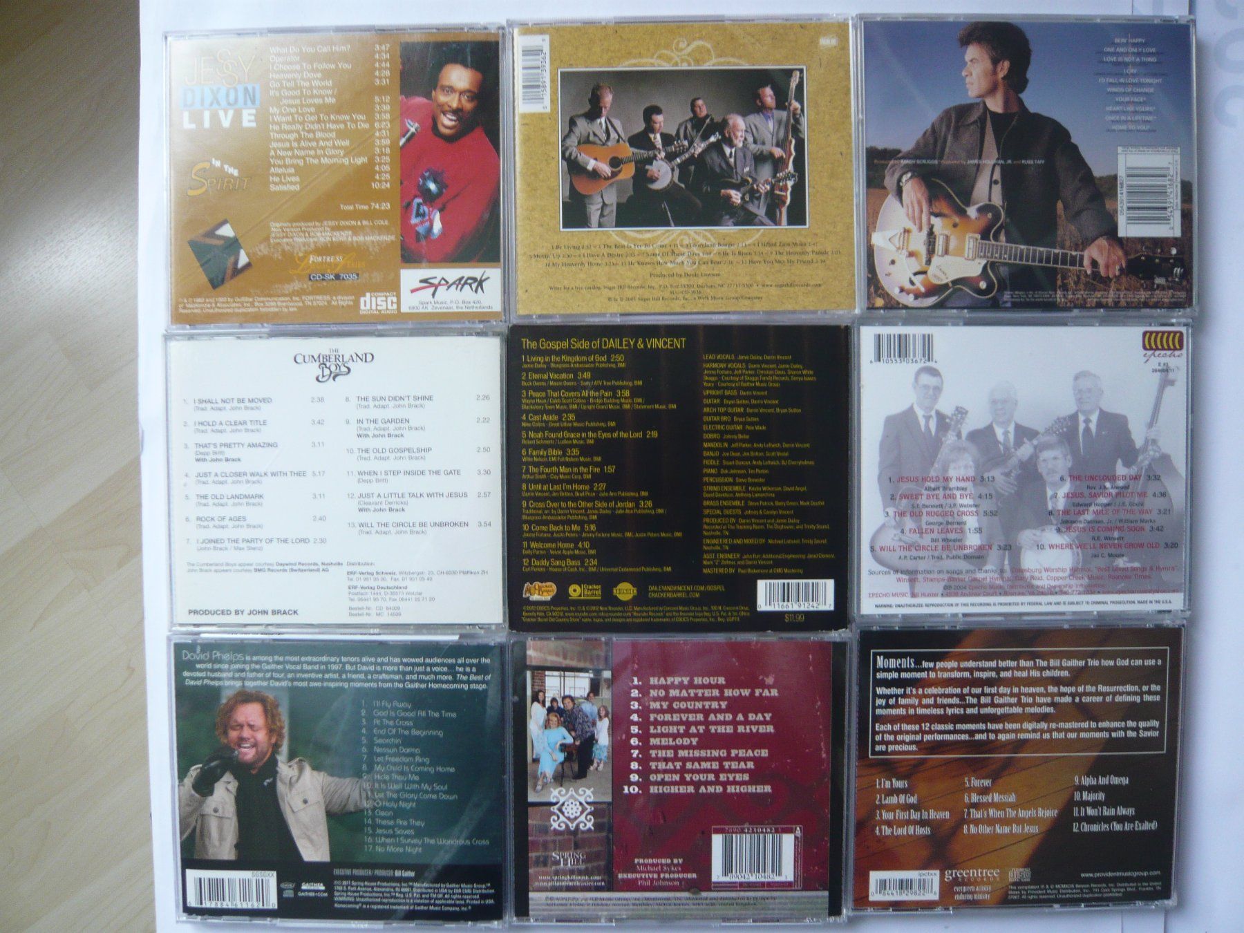 CD: VARIOUS 9CD SAMMLUNG GOSPEL - BLUEGRASS – Usato da Winterthur venduto da Cajun 4