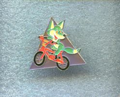 Bankverein  Fuchs Velofahrer
