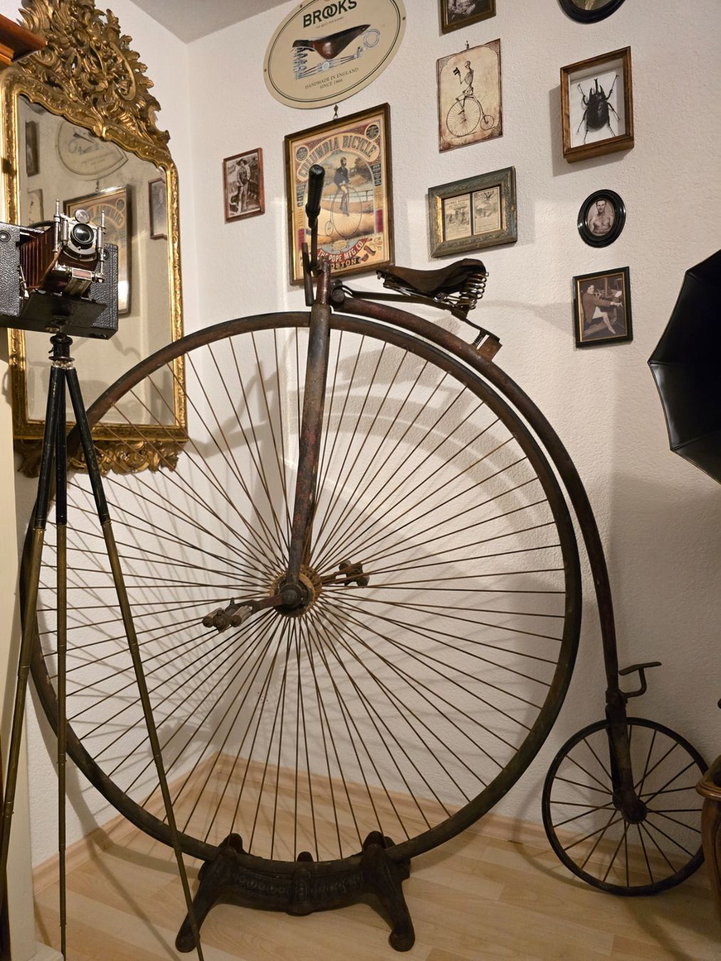 Biciclette: Antikes Hochrad um 1885 – Usato da Hüntwangen venduto da Scarciglias-Antiques