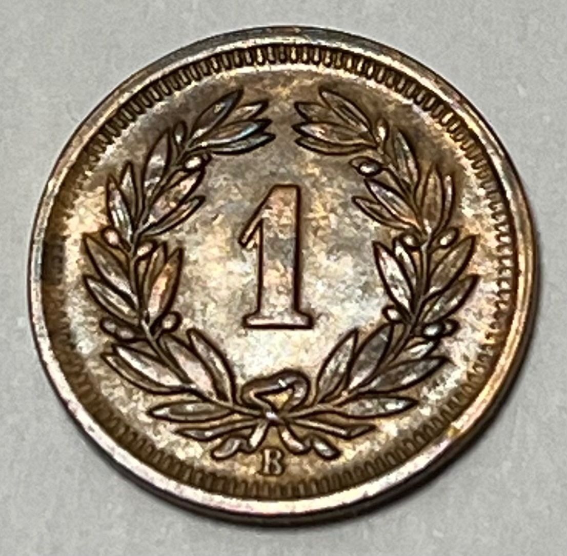 Tutti le monete: 1 Rappen - Schweiz - 1941 – Usato da Dietikon venduto da Numis8953 1