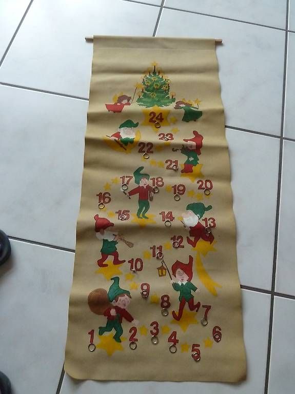 Calendari: Adventskalender Wichtel aus Nappaleder – Usato da Ueken venduto da dale02