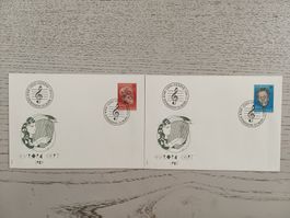 1984 FDC Europamarken Einzelwerte