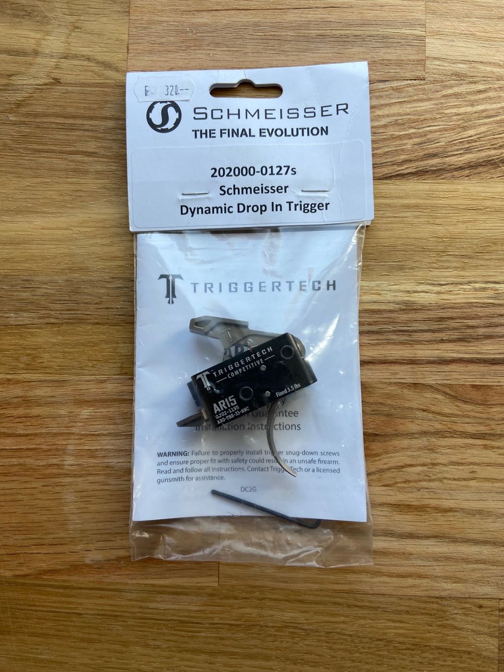 Tiro a segno: Abzug AR15 Triggertech Competetive (einstellbar) – Nuovo e nell'imballaggio originale da Grenchen venduto da chaga1234