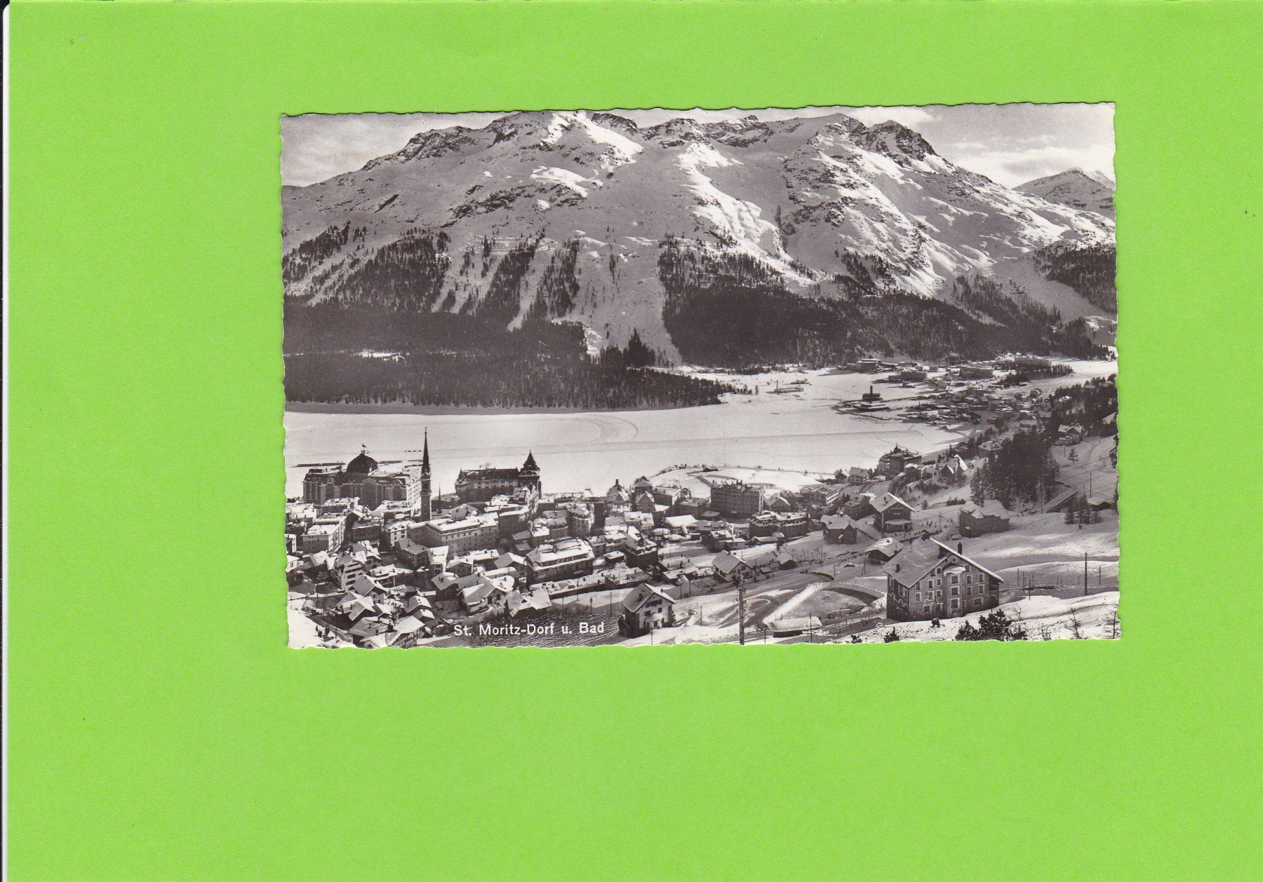 Cartoline postali: St. Moritz-Dorf und Bad – Usato da St. Peterzell venduto da neckertal
