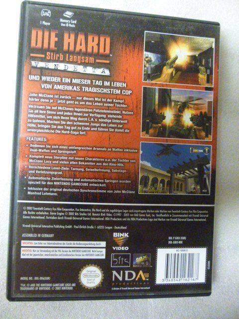Nintendo Jeux: DIE HARD - Stirb Langsam - GAMECUBE Nintendo – D'occasion à Pambio Noranco par Pol69 2