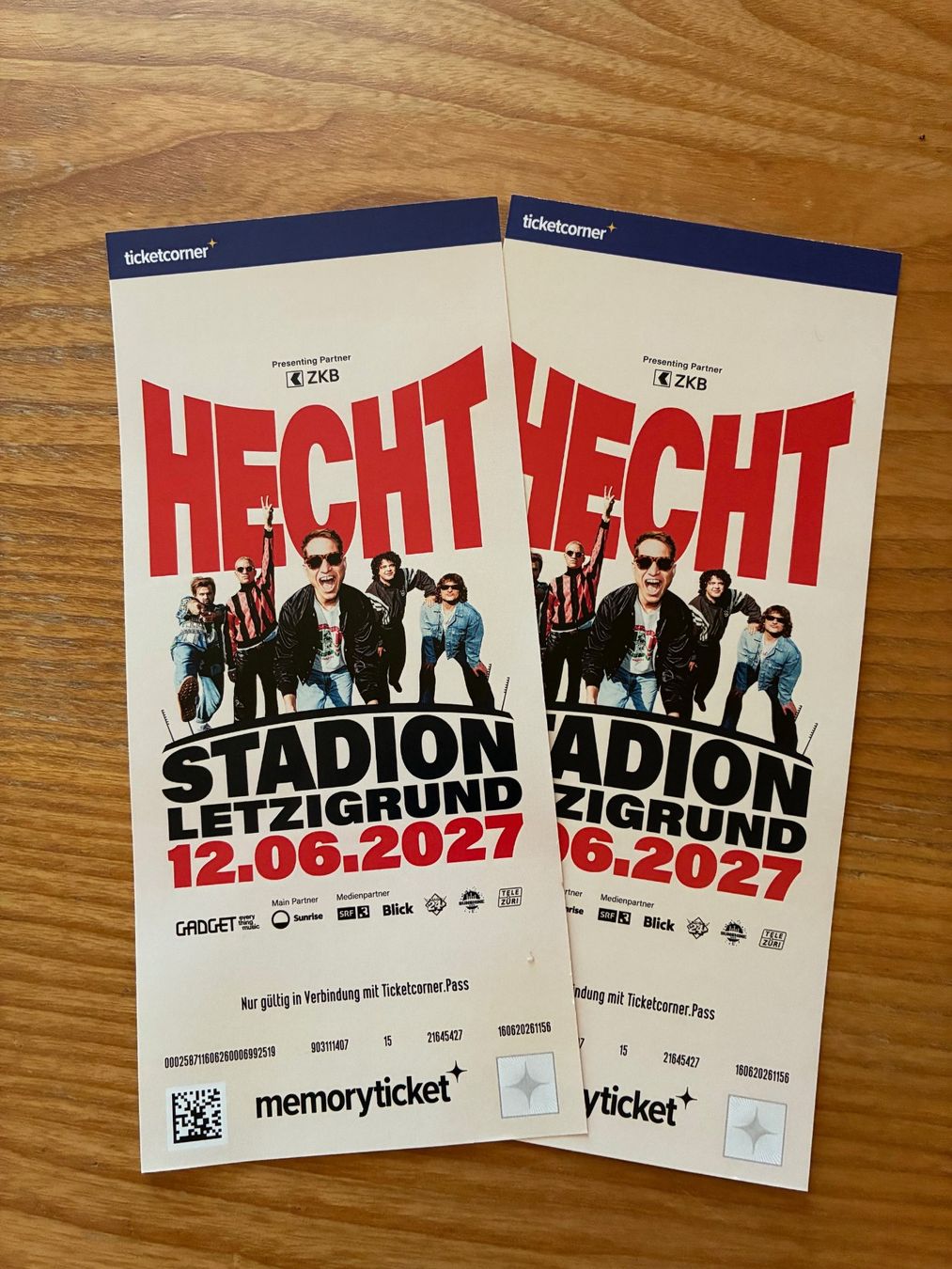Biglietti: 1 x HECHT Ticket - Stehplatz Mon Amour Zone – Nuovo (secondo la descrizione) da Lichtensteig venduto da PB81