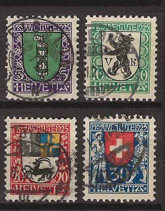 Tutti i francobolli: PJ025 - Pro Juventute 1925 obl. – Usato da Trélex venduto da Phil_Albert
