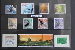 CH 2008 Serien mit ET Halbmondstempel               Los 5498