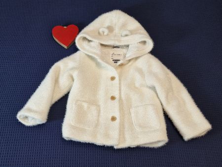Mädchenjacke C&A beige mit Goldstreiffen Gr 92 guter Zustand