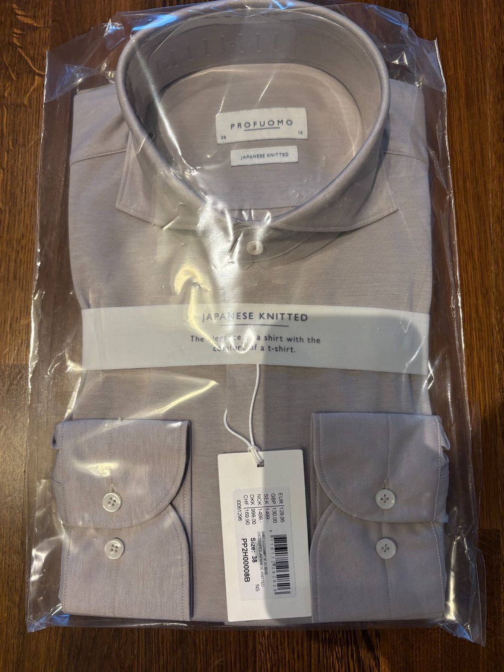 Camicie: Profuomo Beigefarbenes Japanese-Knitted-Hemd – Nuovo e nell'imballaggio originale da Horgen venduto da ben_nv5c