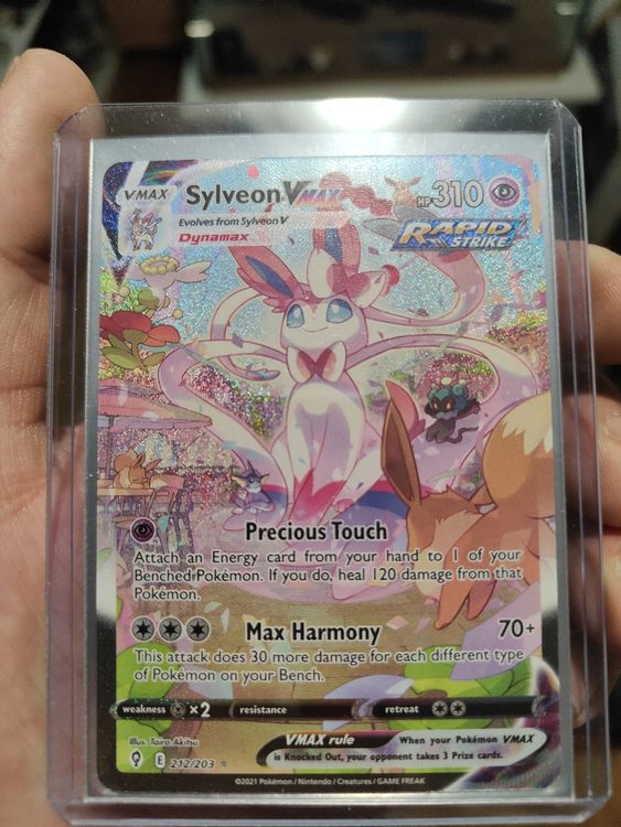 Carte Pokémon Sylveon Vmax Alternative 212/203 | Kaufen auf Ricardo