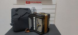 Hohner Norma IV (de Luxe 8 Bass Schwarz C/F)Diatonisch