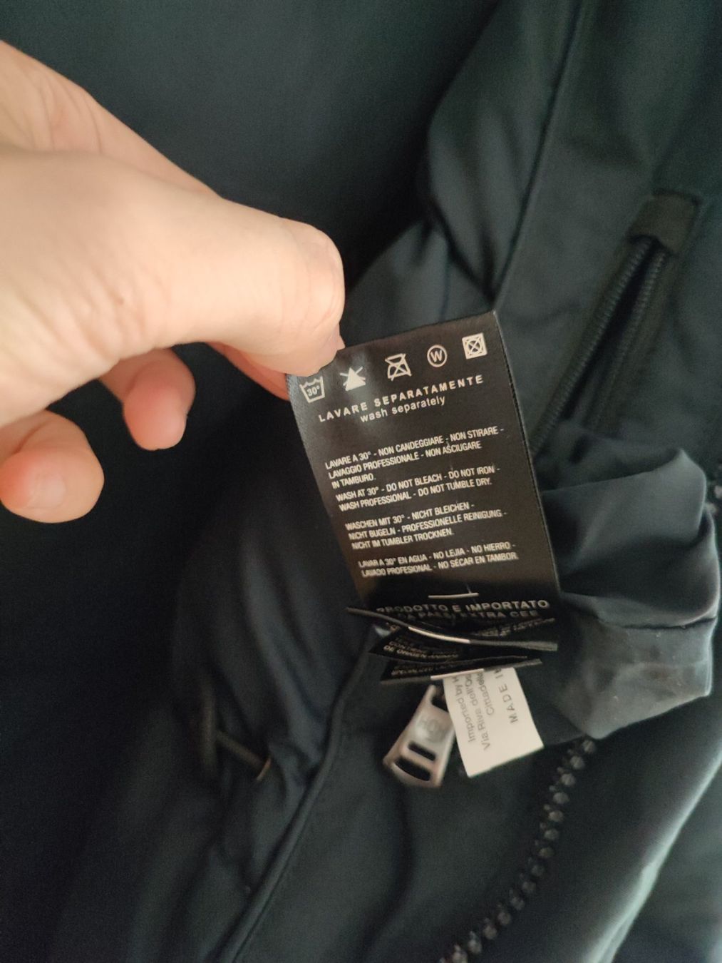 Jacken: HOX Down Winter Warm Parka Jacket Navy Blue, M 38 – Gebraucht aus Sursee von Re.joy 3