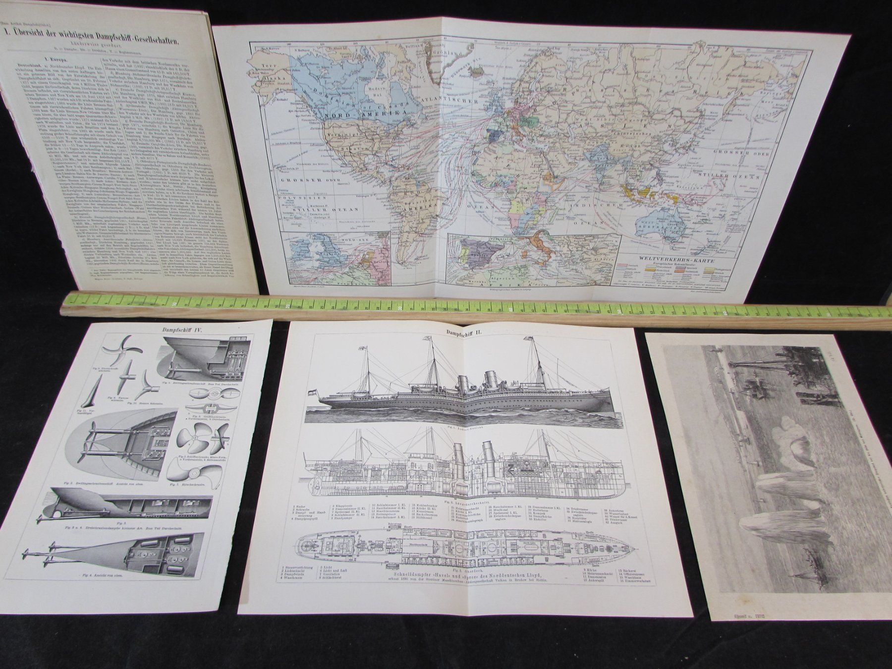Grafica & Litografie: Lot Schiffe/Nautik, 19.Jh. – Usato da Walchwil venduto da Shells1 2