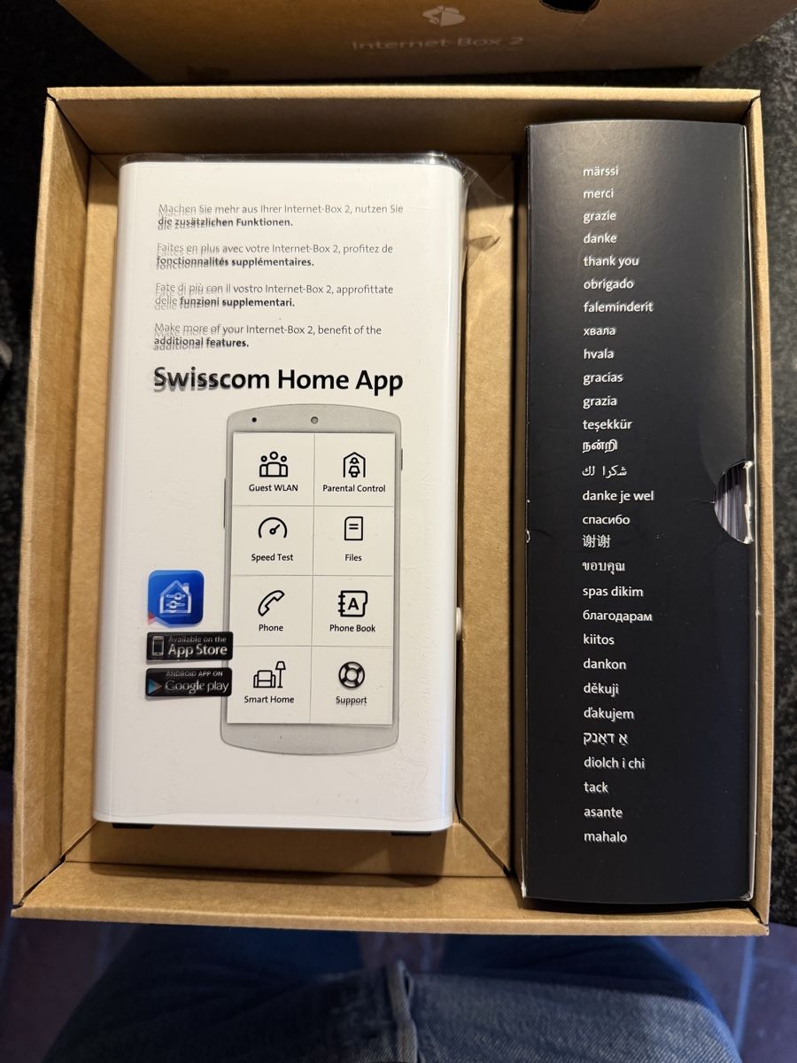 Swisscom Modem & Router: Internetbox 2 neu originalverpackt  – Nuovo e nell'imballaggio originale da Büren an der Aare venduto da simsand 6
