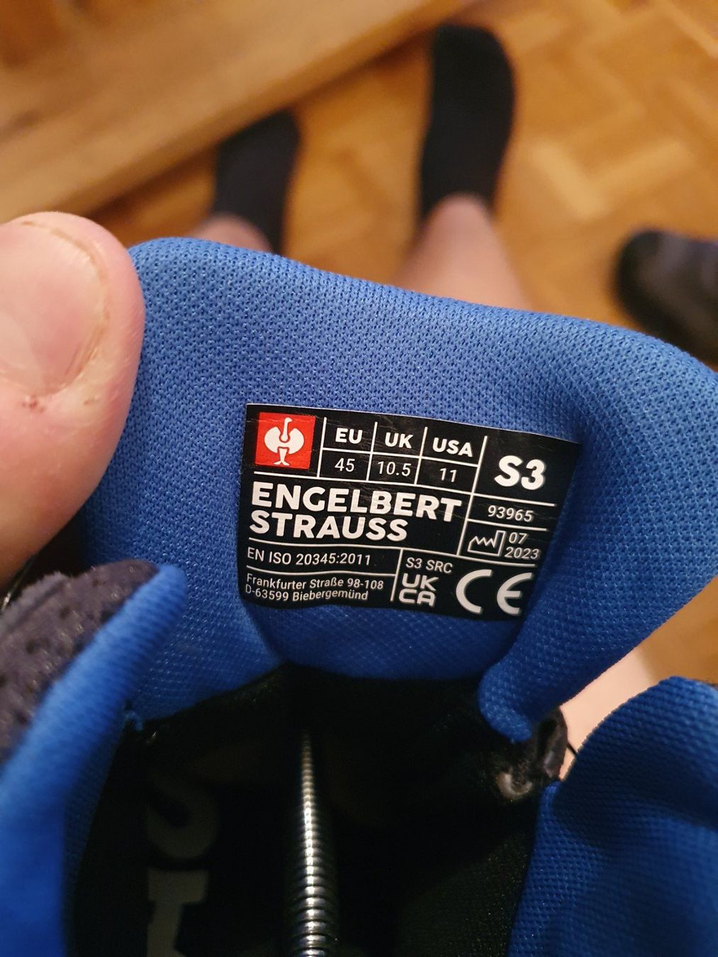 Engelbert Strauss Scarpe da uomo: Engelbert Strauss Arbeitsschuhe S3 – Nuovo (secondo la descrizione) da Pfaffnau venduto da Flom89 2