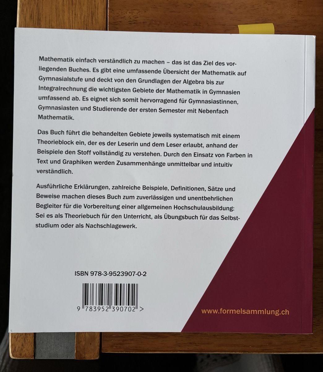 Livres: Buch Mathematik - einfach verständlich  – D'occasion à Gipf-Oberfrick par mapfi5 1