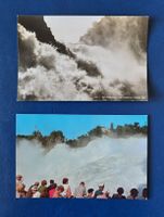 2 Ansichtskarten Rheinfall, gest. 1954 und 1962