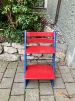 TRIPP TRAPP STOKKE Hochstuhl rot blau guter Zustand