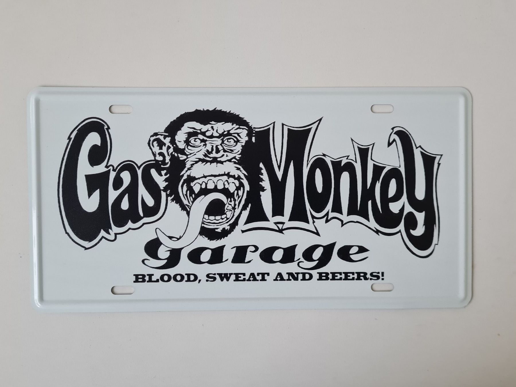 Ecriteaux: Neues Deko Blechschild "Gas Monkey Garage" – D'occasion à Tumegl/Tomils par Steinschleuder-Shop