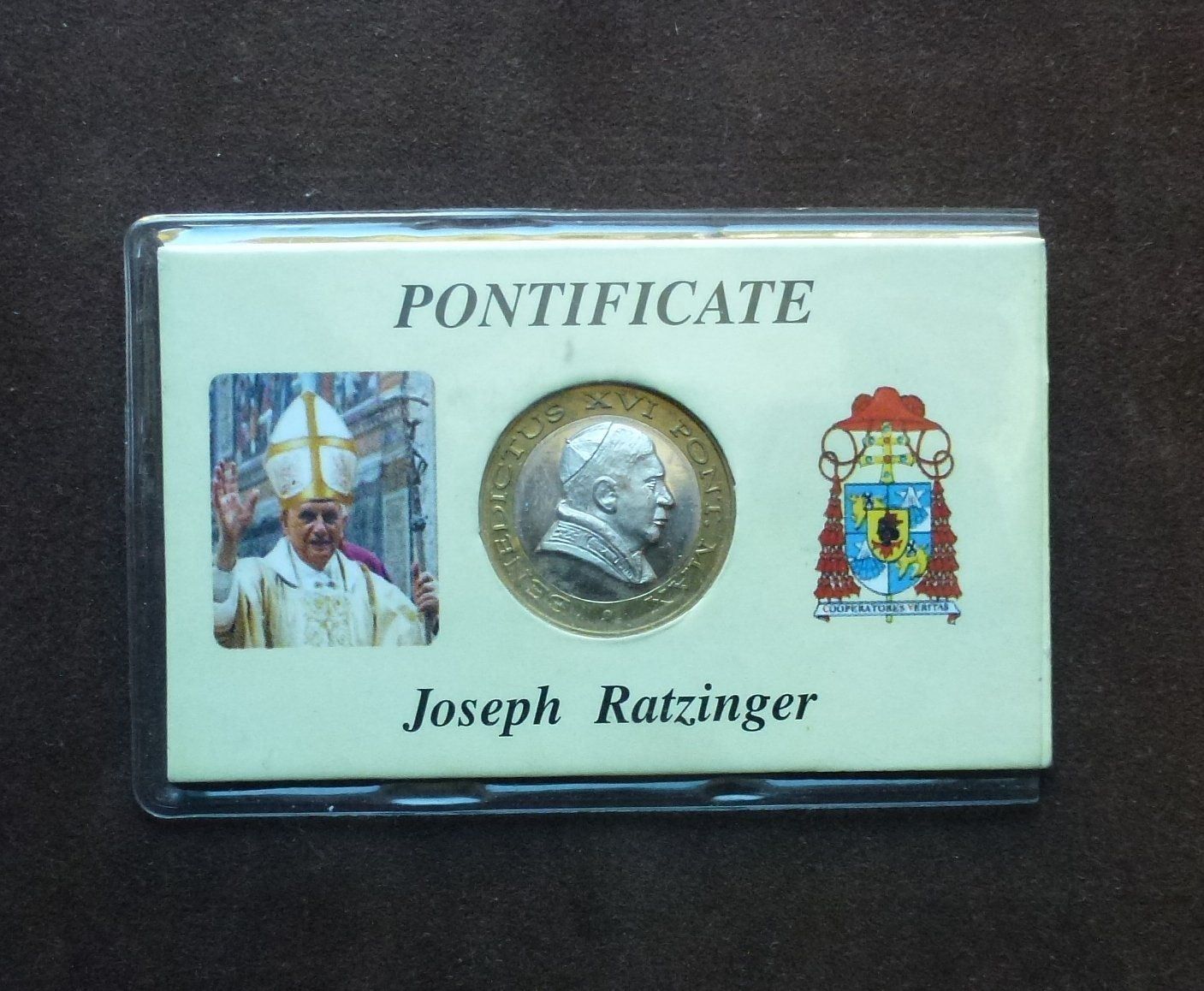 Tutti le monete: Pontificate Joseph Ratzinger 19.IV.2005 – Usato da Walkringen venduto da Casablanca777
