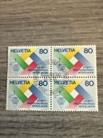 Schweiz Helvetia Briefmarke 80 Rp, 25.IPTT Weltkongress 1985