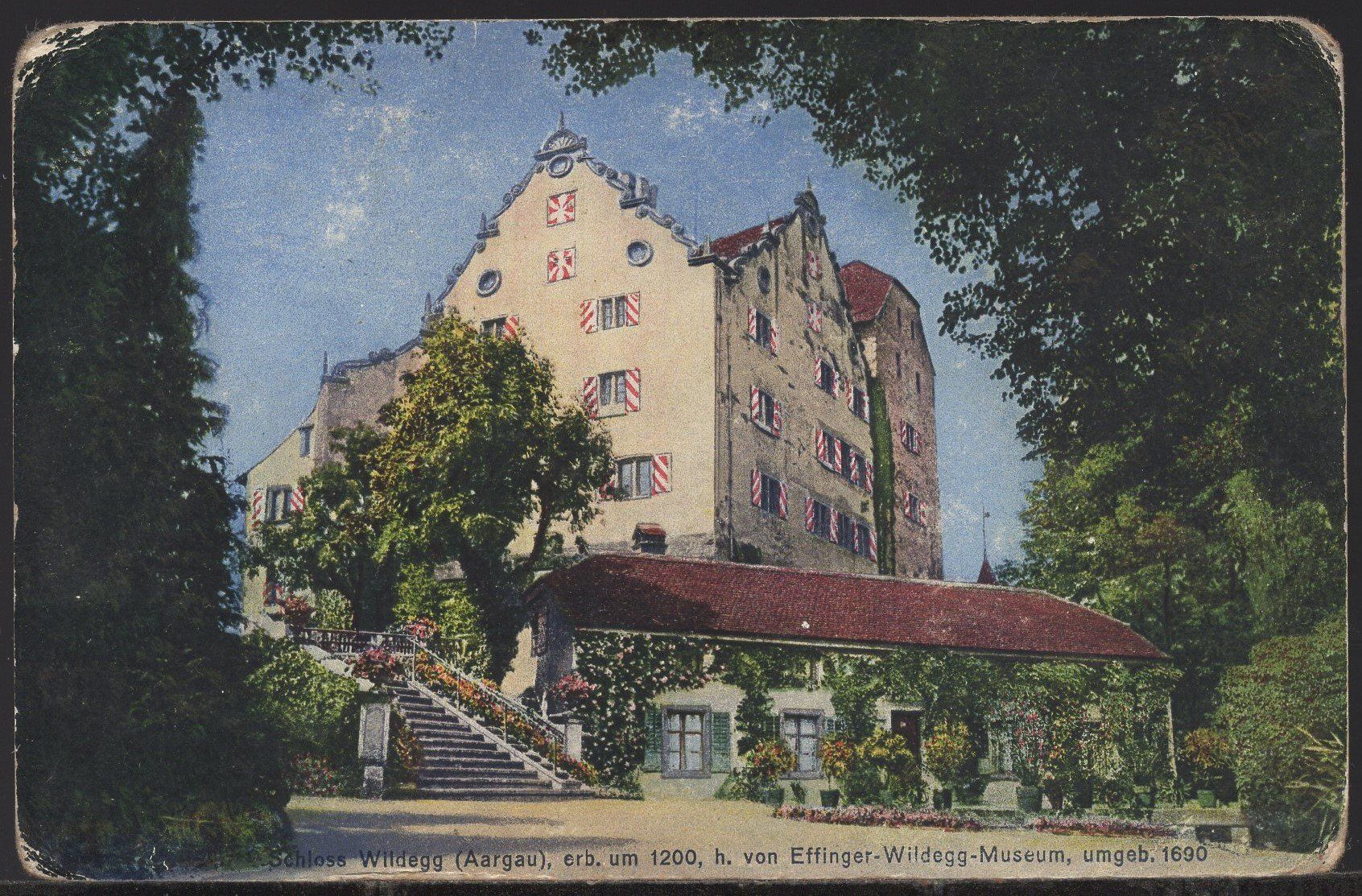 Cartoline postali: Schloss  Wildegg  1928 – Usato da Aarau venduto da kufi44