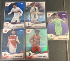 5x Topps Chrome 22/23 Bundesliga Mixed Numbered Lot 