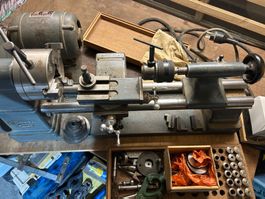 Drehbank Scinta mit Leitspindel und Zubehör