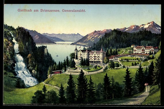 Cartes postales: Giessbach am Brienzersee, Generalansicht – D'occasion à Berlin par bartko-reher