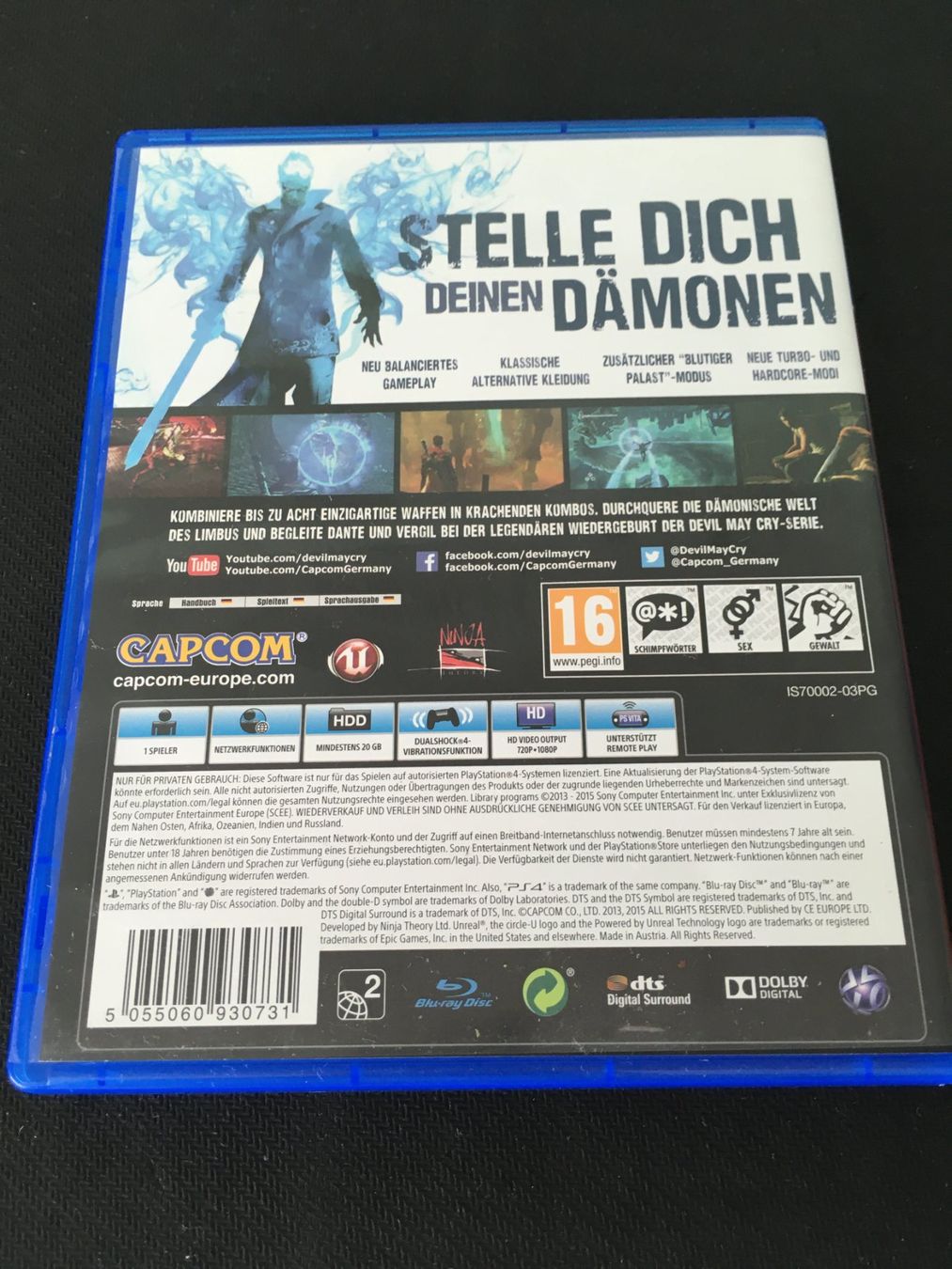 Sony Giochi: DMC Devil Mac Cry für Playstation 4 / PS4 – Usato da St.Gallen venduto da sjosjo 1