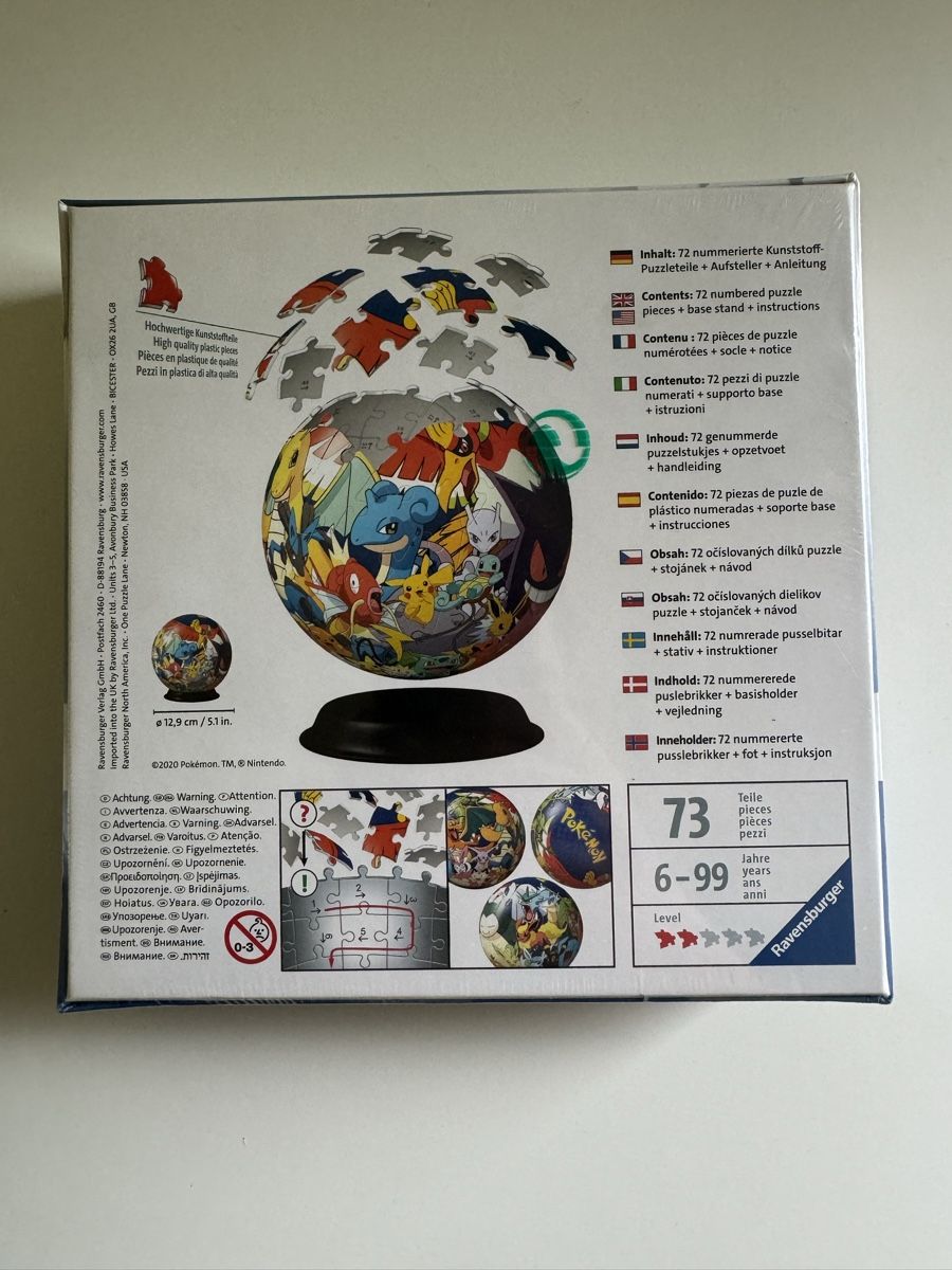 Ravensburger Puzzle: Pokémon 3D puzzle – Nuovo e nell'imballaggio originale da Viganello venduto da BlackPanda0003 1