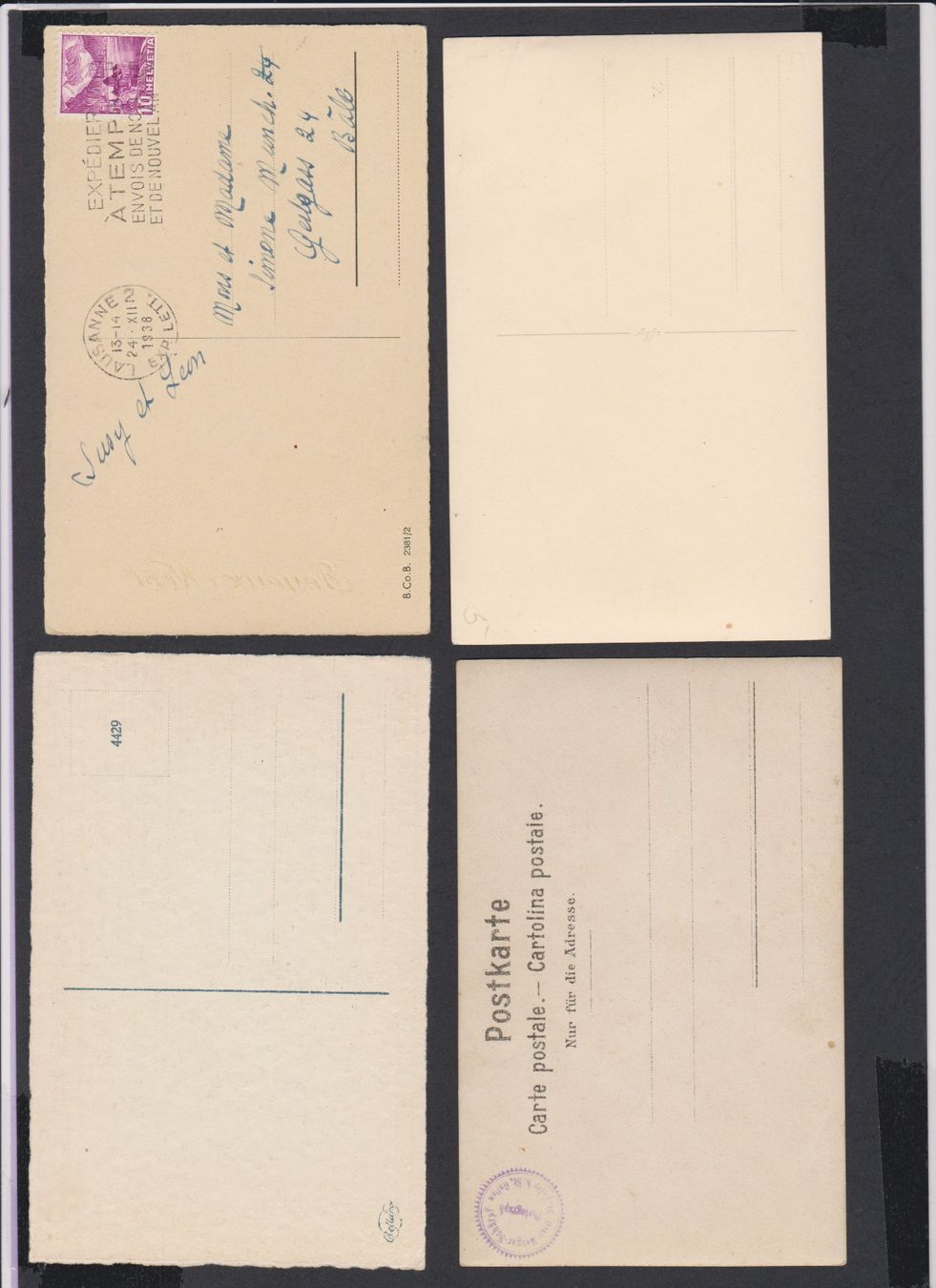 Cartoline postali: 4 alte Samichlaus Ansichtskarten - Weihnachtskarten – Usato da Vitznau venduto da Ropaku 1