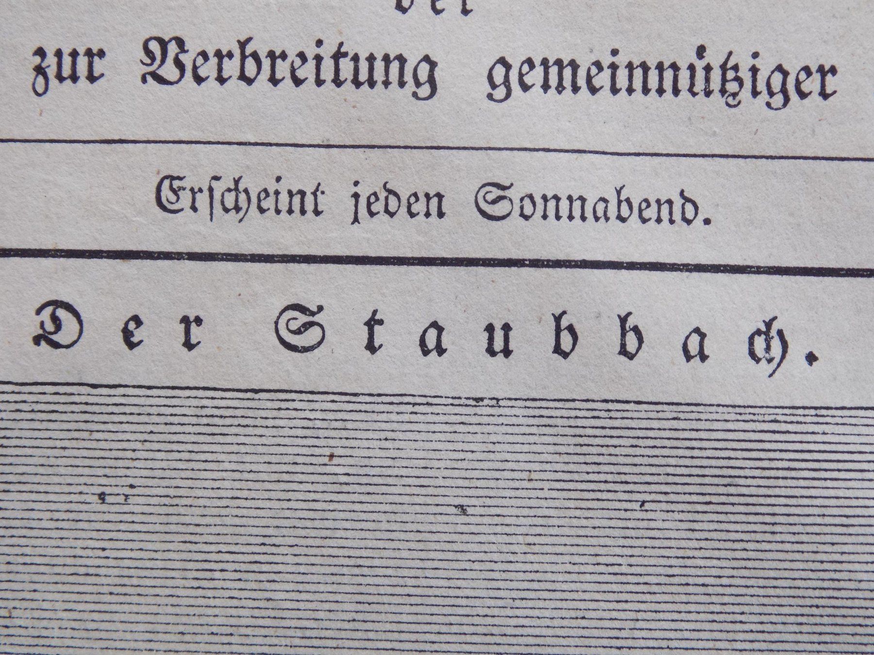 Stiche: Staubbach Lauterbrunnen – Gebraucht aus Risch von Rischli15 2