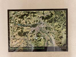 Foto, Satelitenfoto von Bern ca. 1980