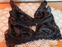 Hanro BH 85B, Farbe schwarz, 2 Stück im Set