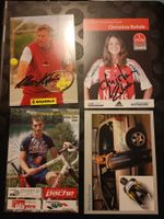 Sport-Mix Set - 4 signierte Autogrammkarte - Set