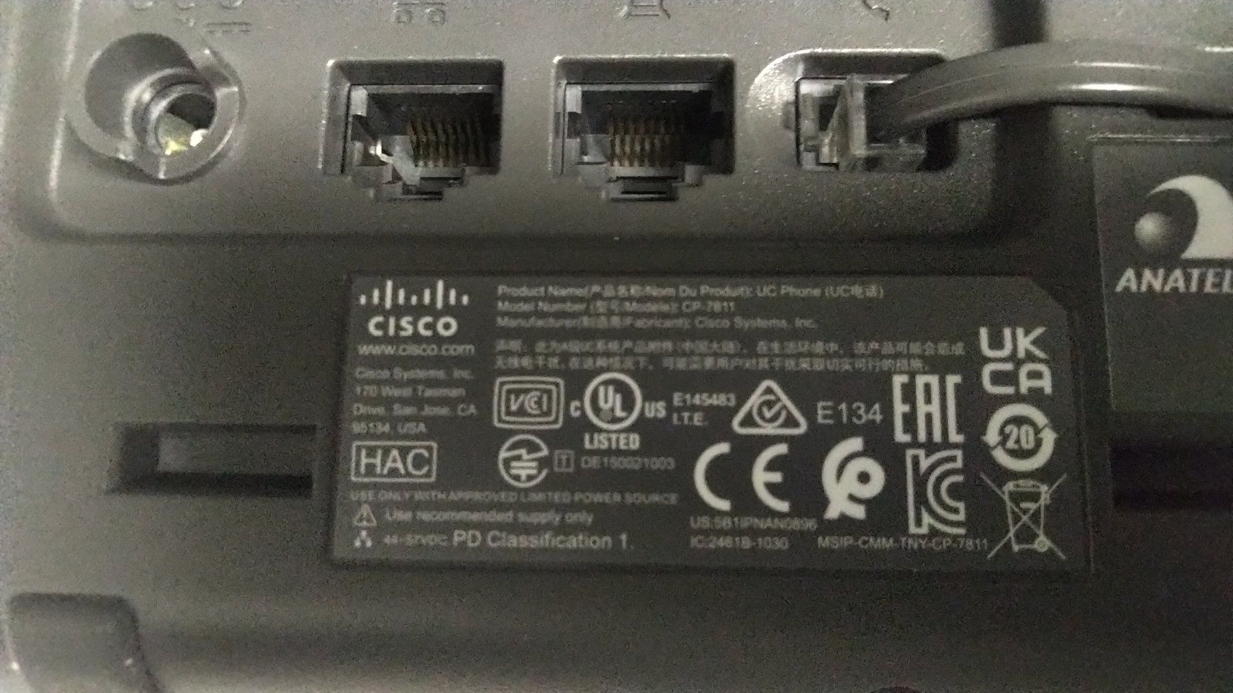 Cisco Telefoni: VOIP IP Telefon Cisco Systems 7800 Serie – Nuovo (secondo la descrizione) da Baar venduto da Yaesu2 3
